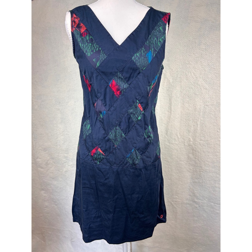 Skunkfunk Elzun Dress Y2K Indie Sleaze Abstract Artsy Avant Gard Geometric Sz 3